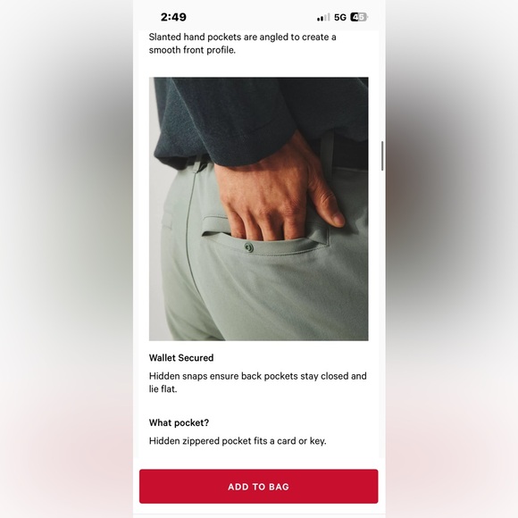 Lululemon ABC Classic-Fit Trouser
Warpstreme - Picture 2 of 11